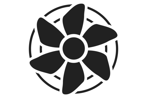 Blade Rotor: Round Fan Rotation & Dynamic Air Motion