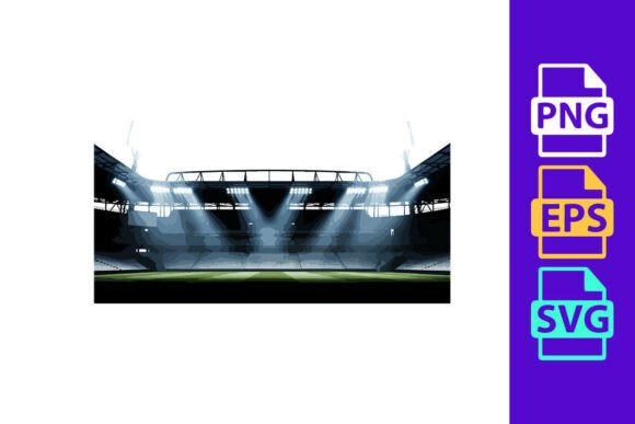 Concert Stage with Bright Spotlights Shi: A Font with Spotlight Energy