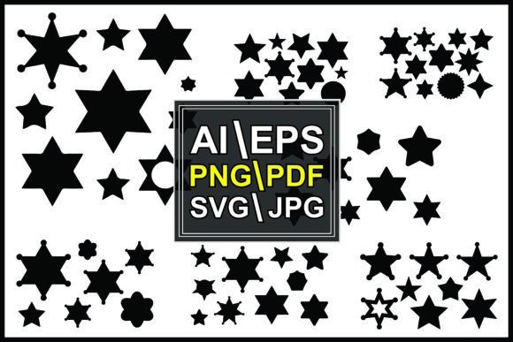 Creative Uses for the Black Star Shapes and Symbols Collection