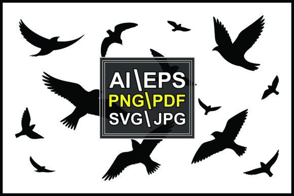 Dynamic Bird Silhouettes for Designers