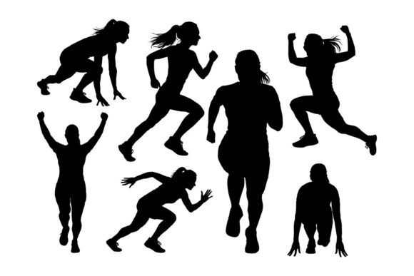Dynamic Motion: Using Silhouettes of Female Runners