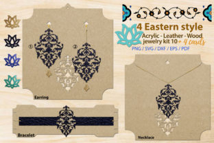 Eastern Style Acrylic Jewelry Kit 10: Modern Craft Templates
