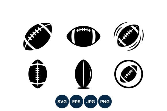 Football Icons Black White Vector Set: A Designer's Playbook