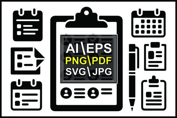 Mastering Organization: The Silhouettes Clipboard Checklist Surroun Aesthetic