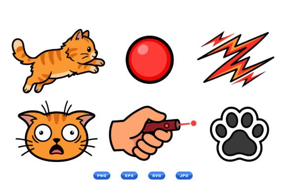 Playful Cat Cartoon Icons: A Designer's Guide to Energetic Branding
